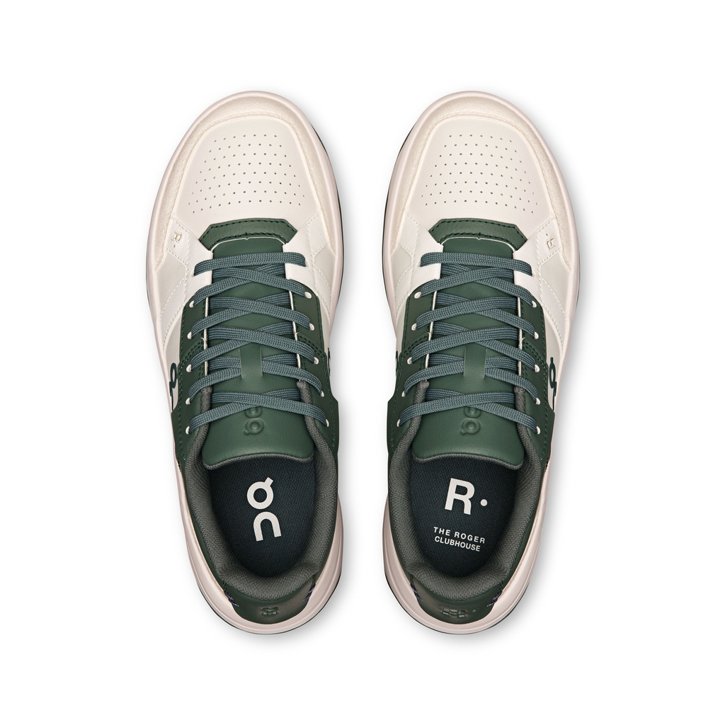 Giày Quần Vợt Nữ On Running The Roger Clubhouse White | Olive