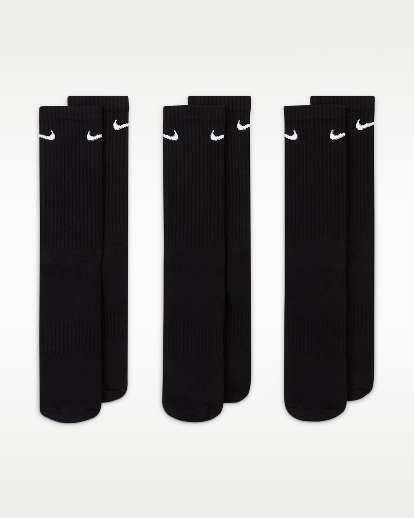 Vớ Thể Thao Unisex Nike U NK EVERYDAY CSH CRW 3PR 132