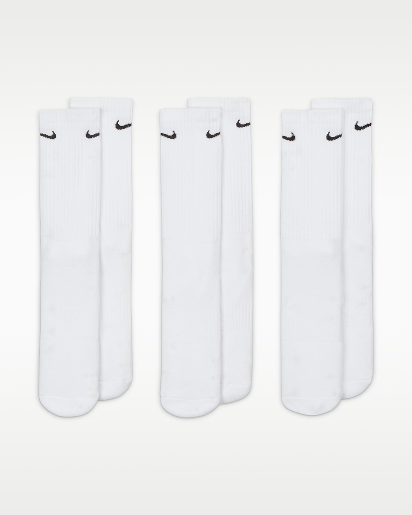 Vớ Thể Thao Unisex Nike U NK EVERYDAY CSH CRW 3PR 132