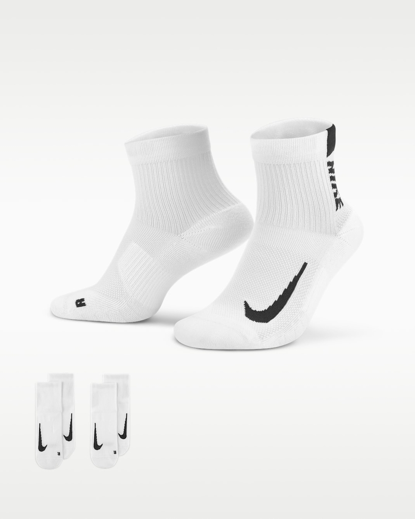 Vớ Thể Thao Unisex Nike U NK MLTPLIER ANKLE 2PR