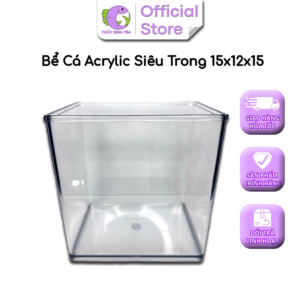 Bể Acrylic 15x12x15 - 3
