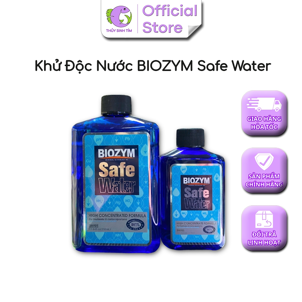 Dung Dịch Khử Độc Nước BIOZYM Safe Water - 3