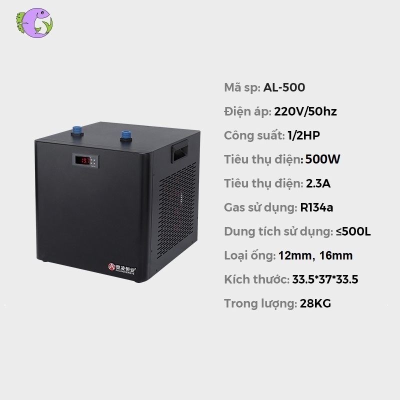 Chiller Làm Mát Nước AL-500