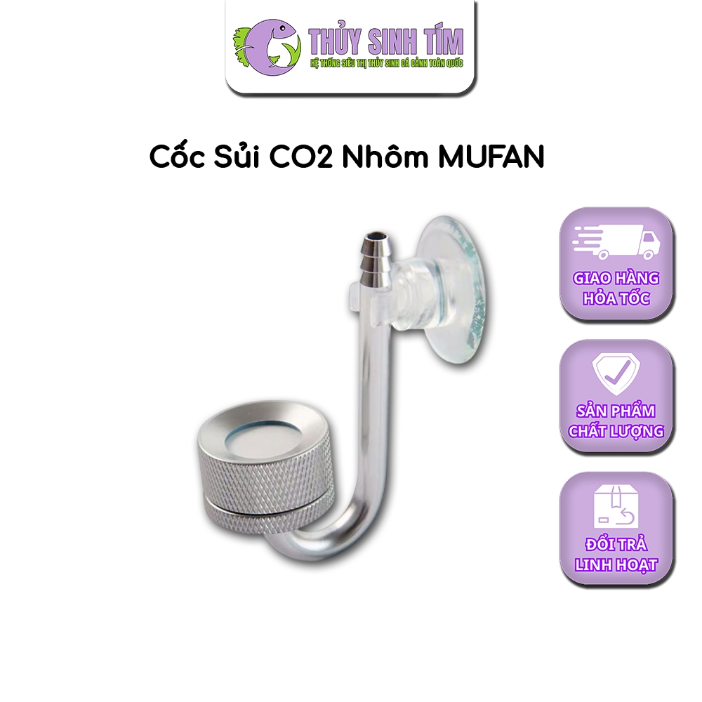 Cốc Sủi CO2 Nhôm Mufan - 1