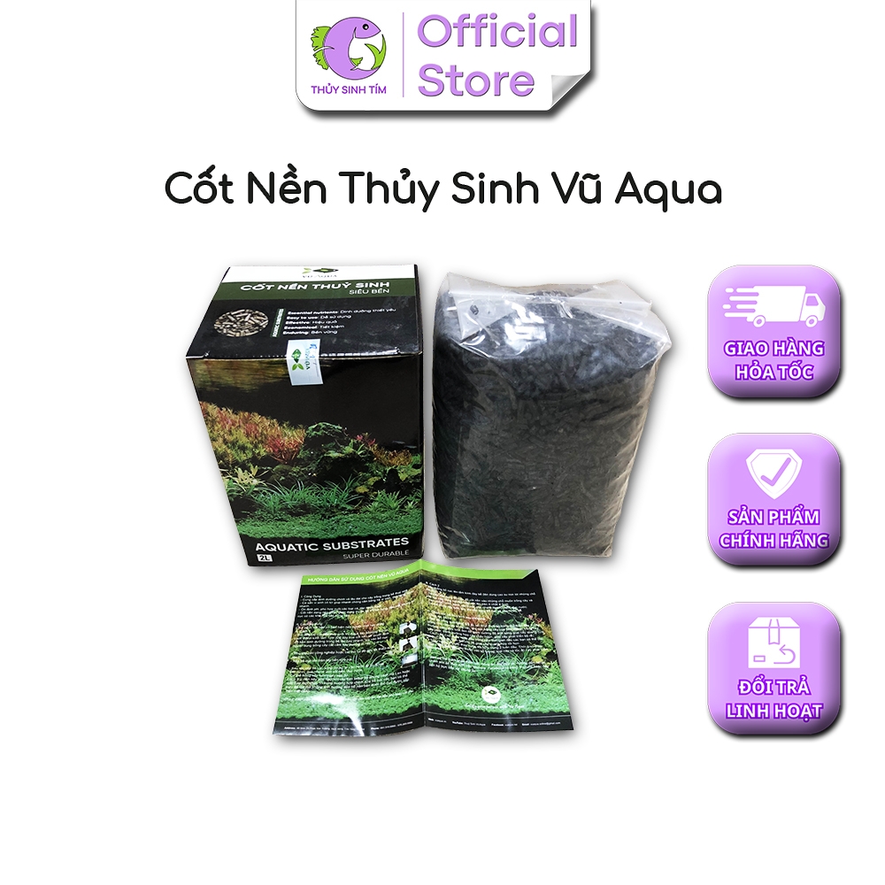 Cốt nền thủy sinh siêu bền VuAqua 2L - 4