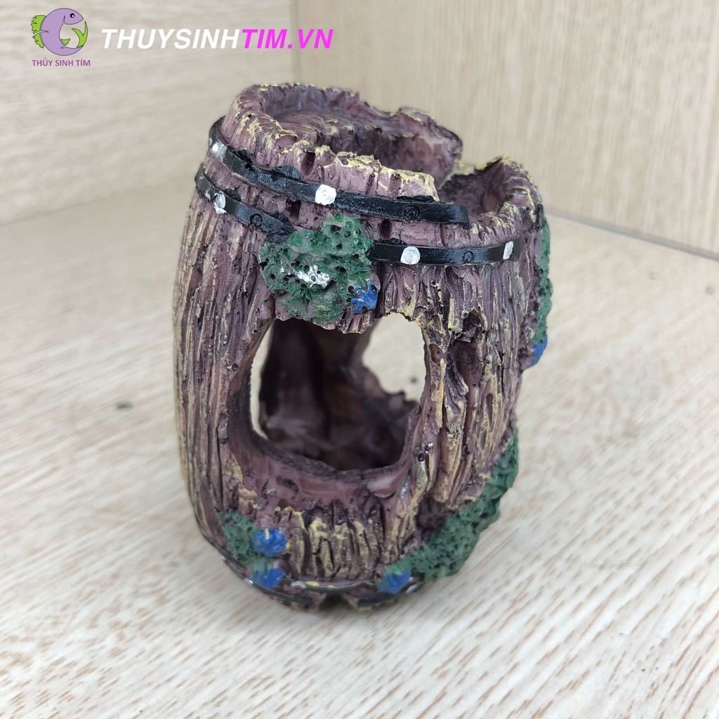 Tượng 1 thùng rượu xám