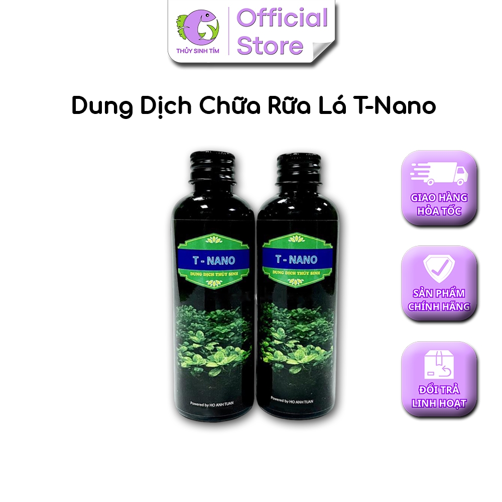 Dung Dịch Chữa Rữa Lá Cho Cây Thủy Sinh T-Nano 4