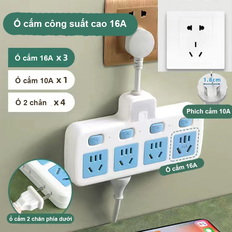 Ổ Cắm Điện Đa Năng Công Suất Lớn 4000W - 1