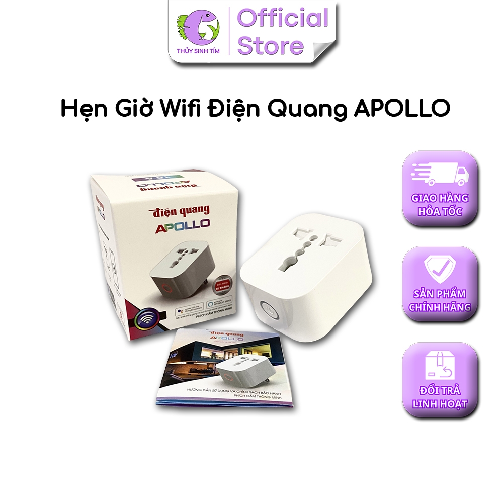 Ổ Cắm Hẹn Giờ Wifi Apollo Điện Quang - 4