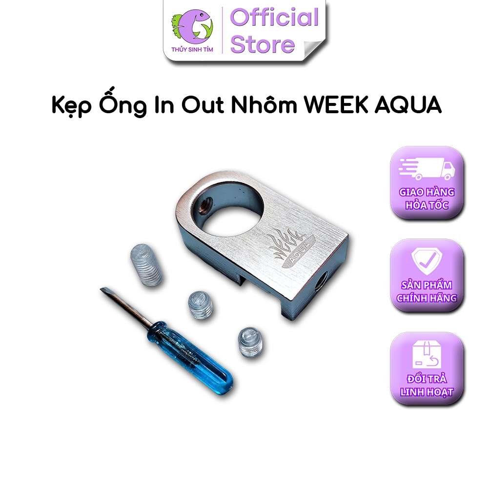 Kẹp Ống In Out Nhôm WEEK-4