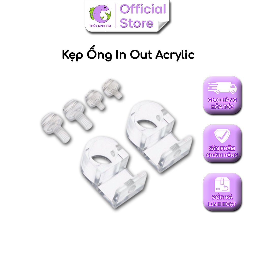 Kẹp Ống In Out Acrylic - 6