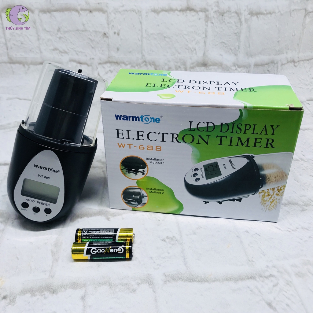 Máy cho cá ăn tự động Warmtone LCD WT-688