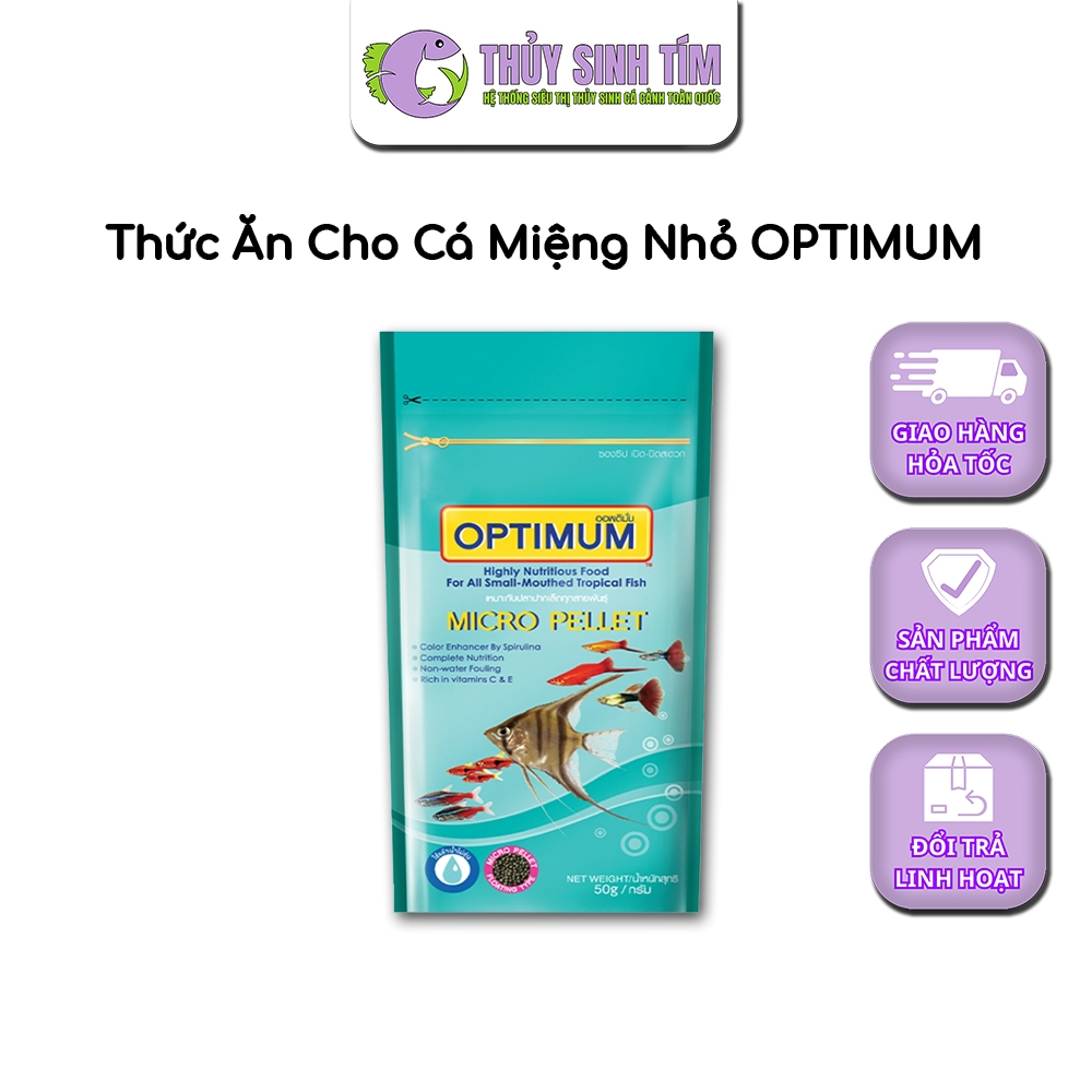Thức Ăn Cho Cá Miệng Nhỏ OPTIMUM Micro Pellet - 4