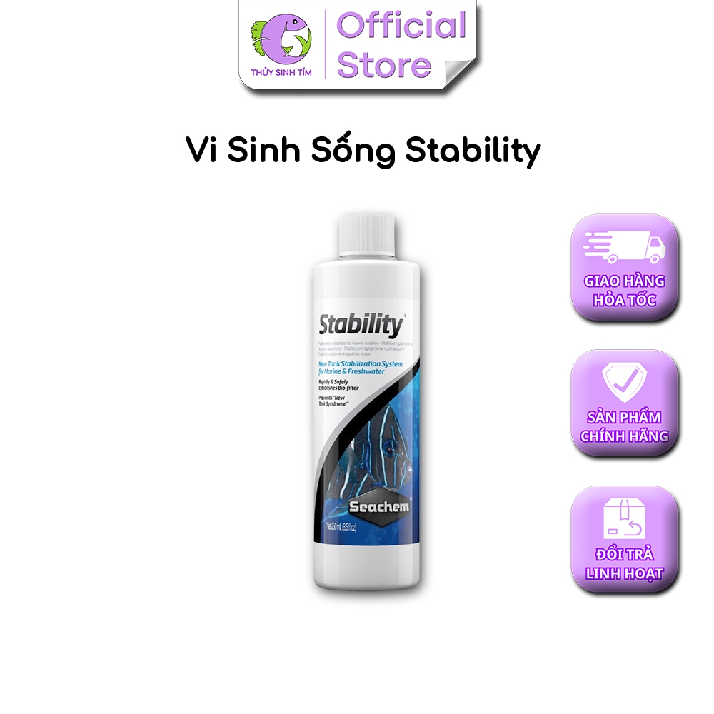 Vi sinh sống Seachem Stability 250ml - 3