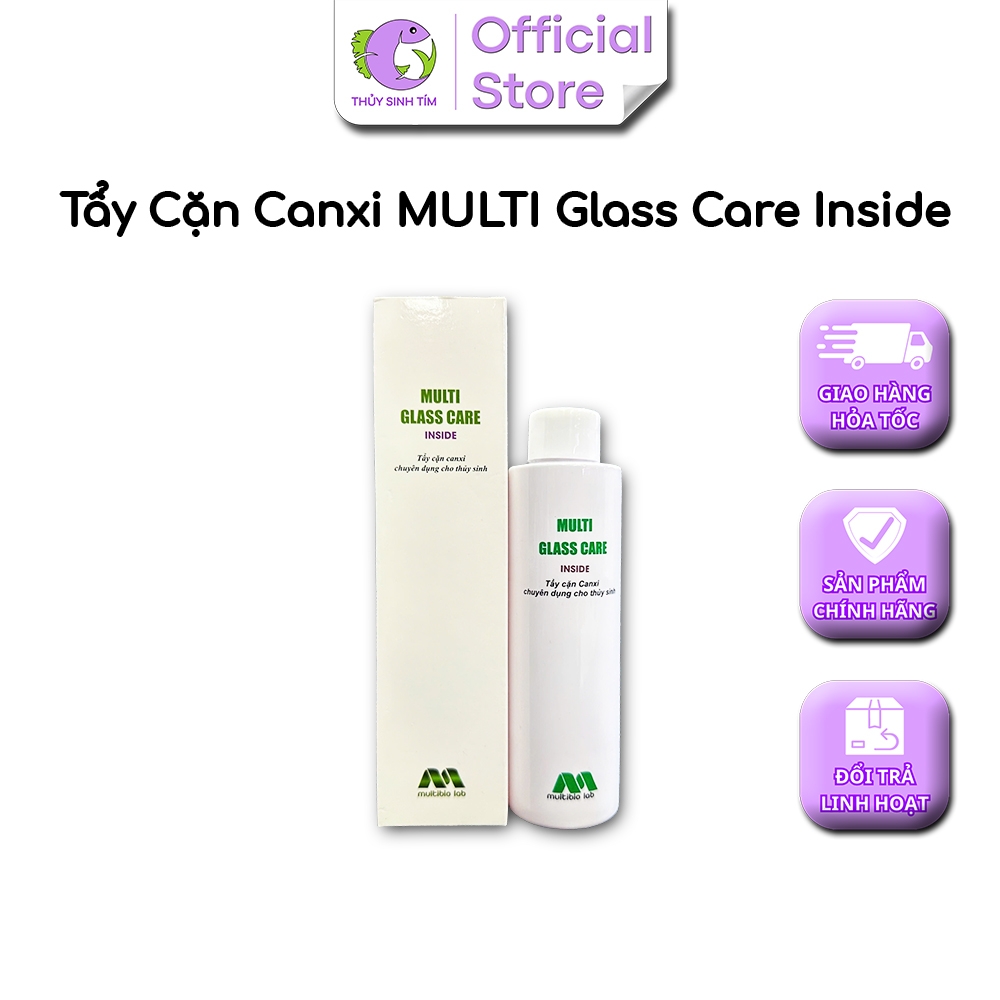 Combo Dung Dịch Tẩy Cặn Canxi Multi Glasscare - 3