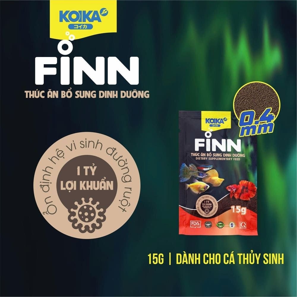 Thức Ăn Bổ Sung Dinh Dưỡng Cho Cá Thủy Sinh KOIKA FINN - 1