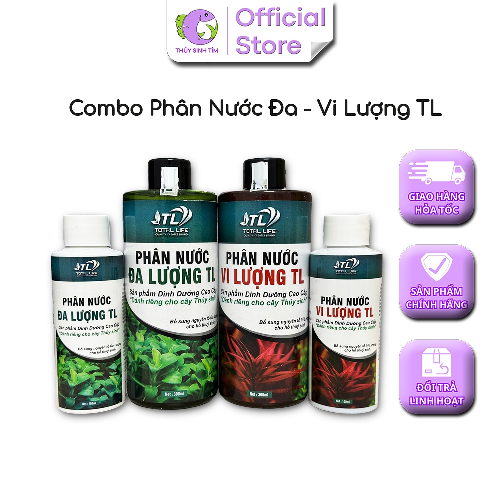 Combo Phân Nước Đa Lượng - Vi Lượng TL - 4