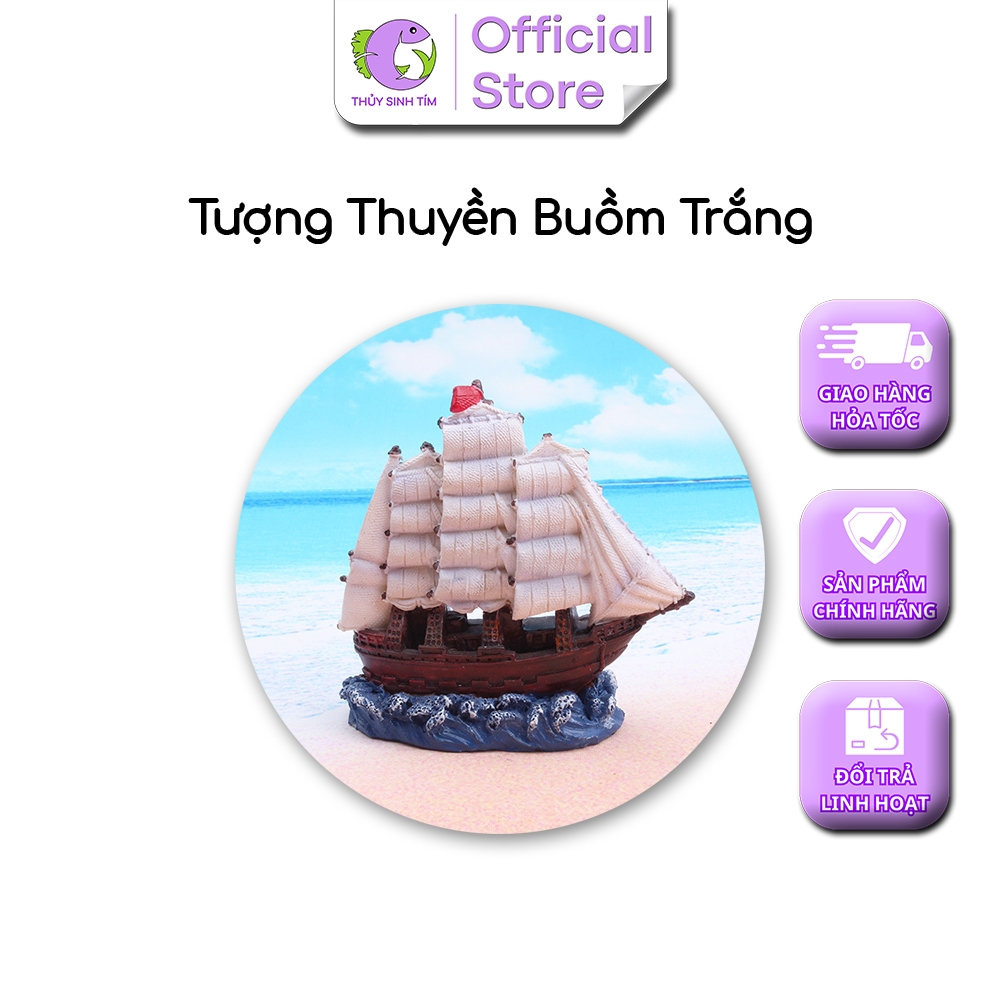Tượng Thuyền Buồm Trắng - 1