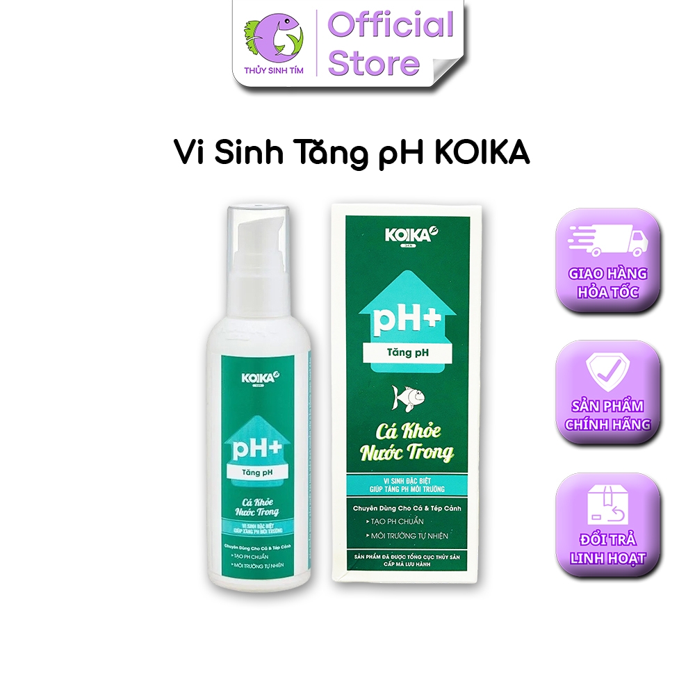 Vi Sinh Tăng pH Môi Trường KOIKA pH+ (105ml) 3