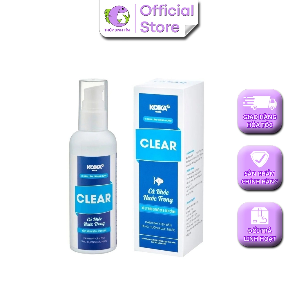 Vi Sinh Làm Trong Nước KOIKA CLEAR (105ml)