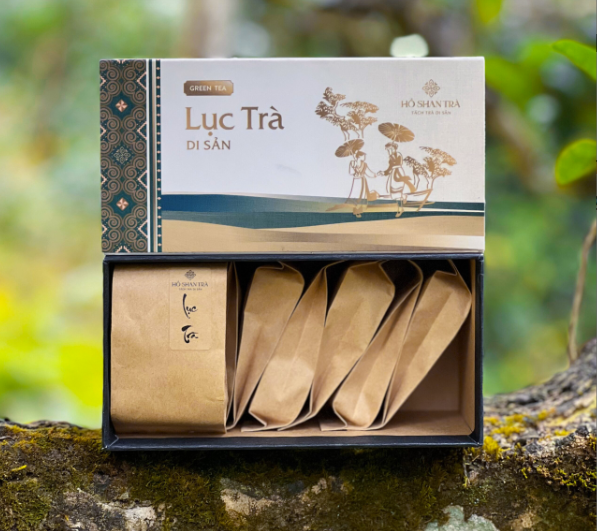 Lục trà Shan Tuyết cổ thụ Hồ Shan 100g