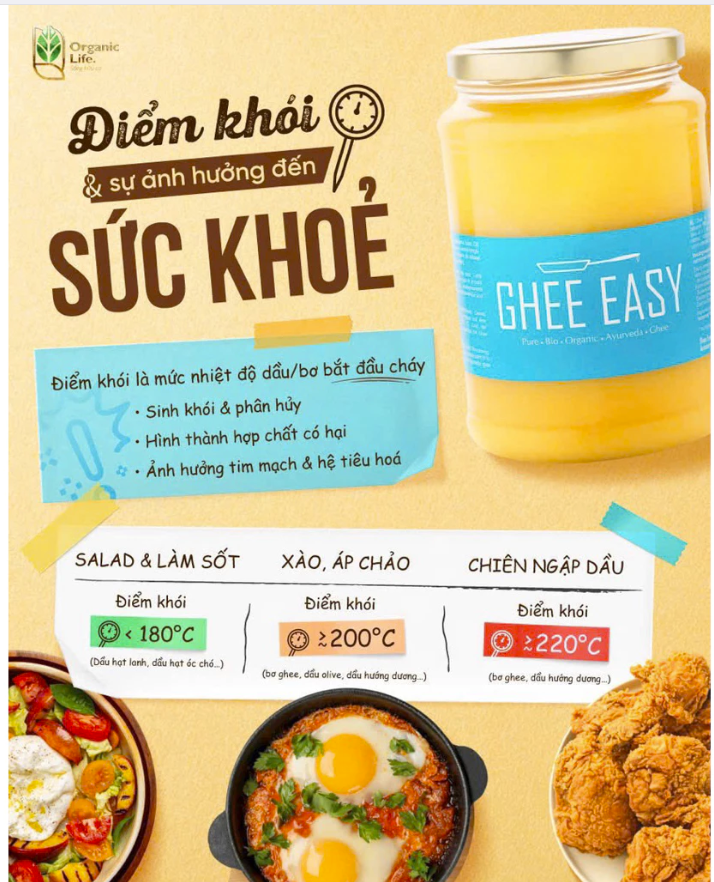 Bơ ghee hữu cơ cao cấp Ghee Easy