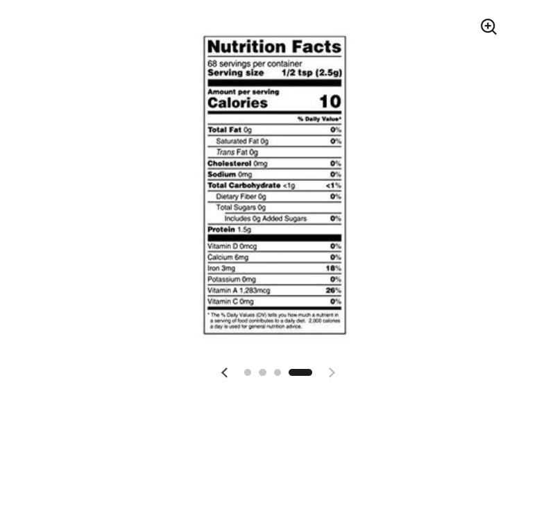 Bột Tảo Chlorella Hữu Cơ Terrasoul 170g