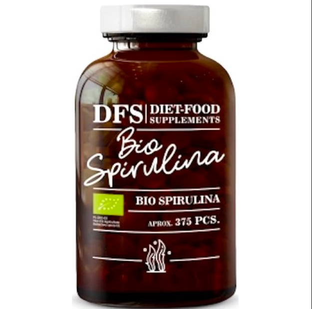 Viên uống tảo xoắn Spirulina hữu cơ (375 viên) Diet Food 150g