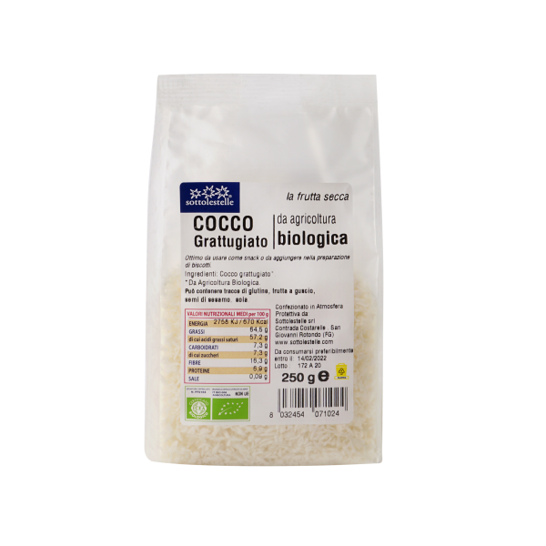 Vụn dừa hữu cơ Sottolestelle 250g