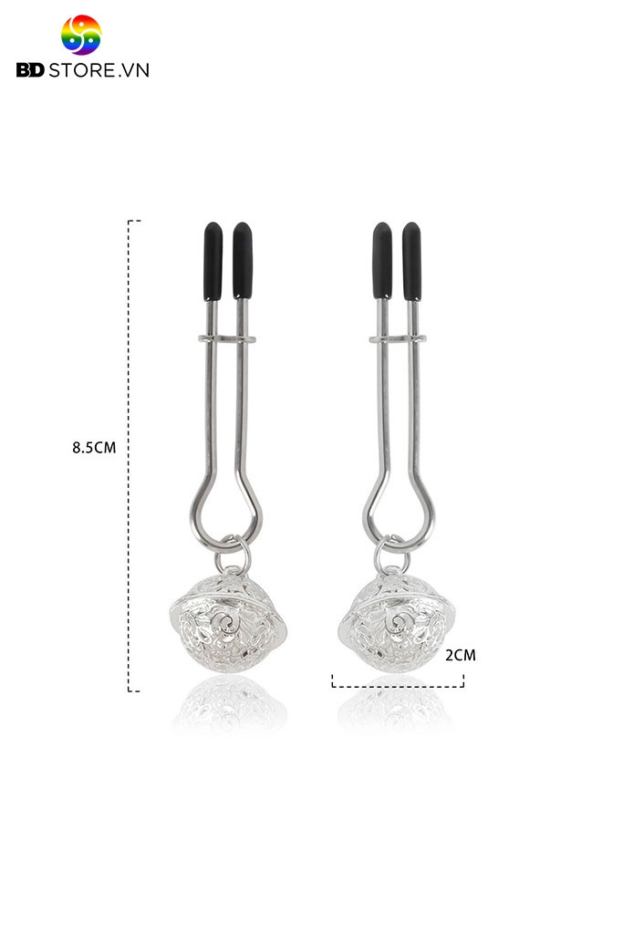 BDT034 - Kẹp ti dạng thanh có nấc điều chỉnh gắn chuông dài 8.5cm