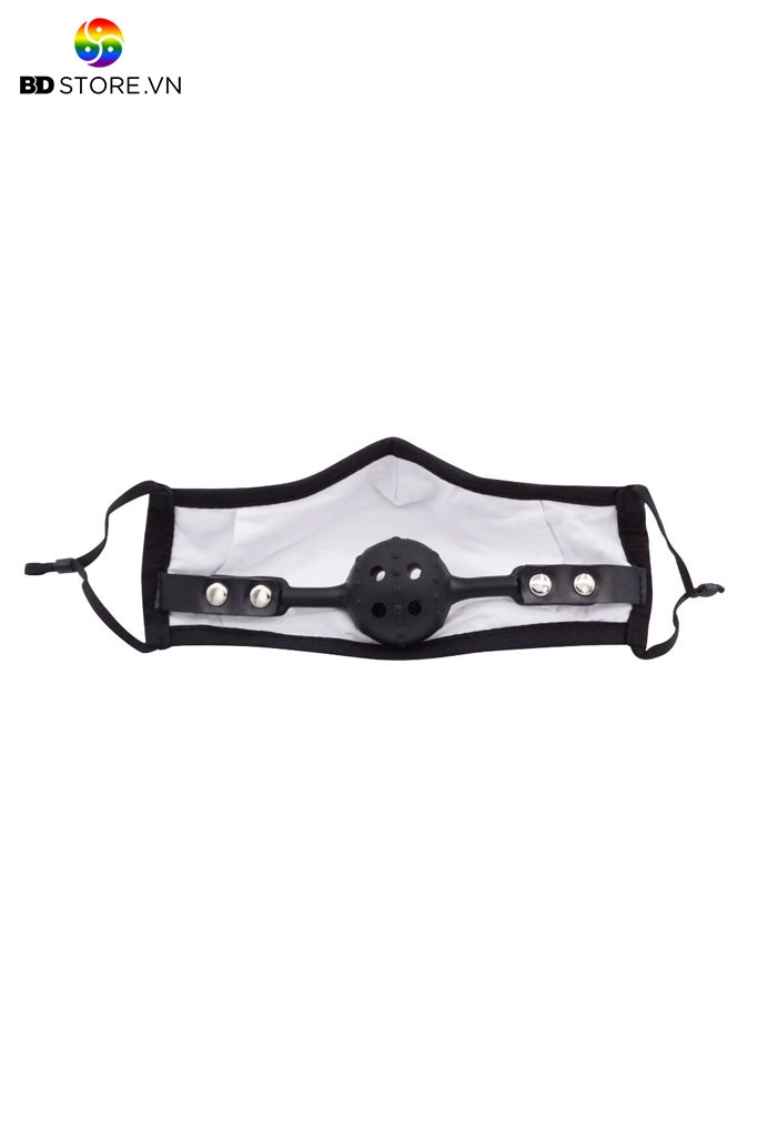 BDT1016 - Ball gag silicon có bi và lỗ thoáng khí đường kính 4cm
