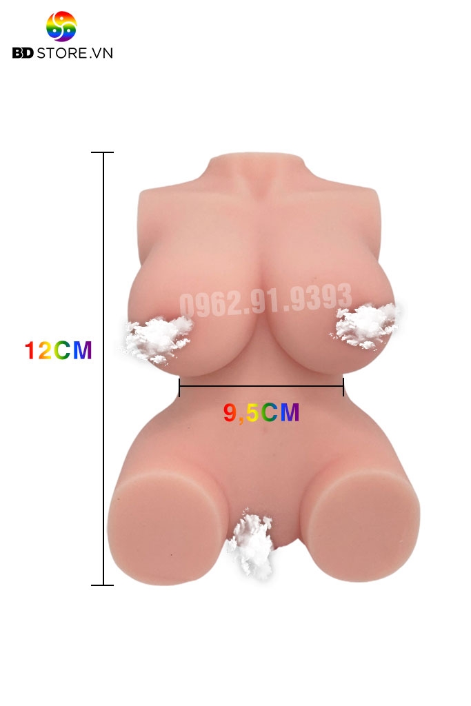 BDT1069 - Búp bê tình dục silicon nửa người có chân vững chắc