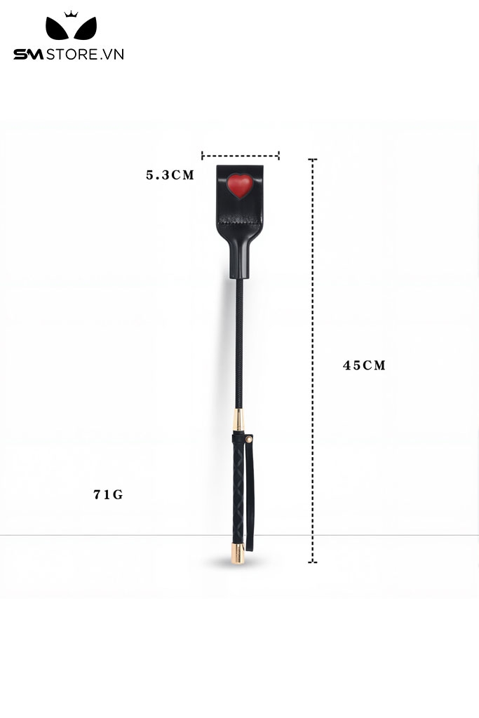 SMT824 - Roi da tình yêu họa tiết trái tim đỏ dài 45cm dùng tán tỉnh