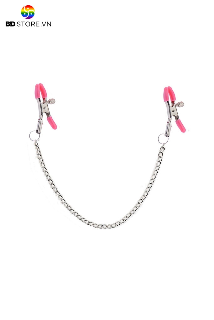 BDT035 - Kẹp ti kim loại có nút vặn thiết kế dây xích nối dài 30cm