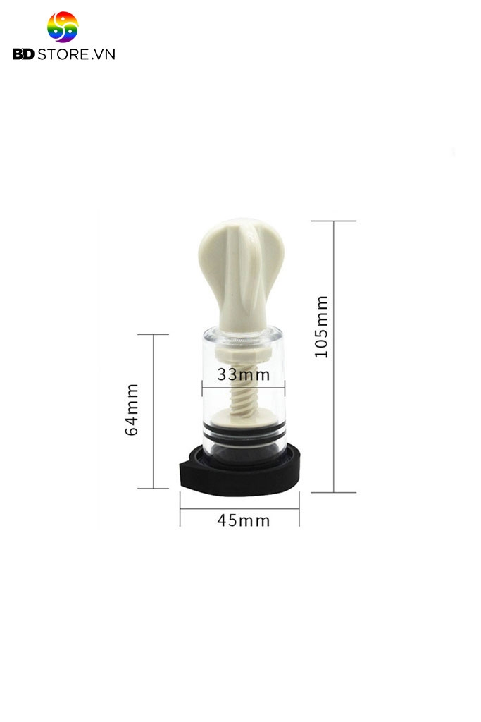 BDT1049 - Hút núm vú kích điện có thể điều chỉnh mức độ dài 10.5cm