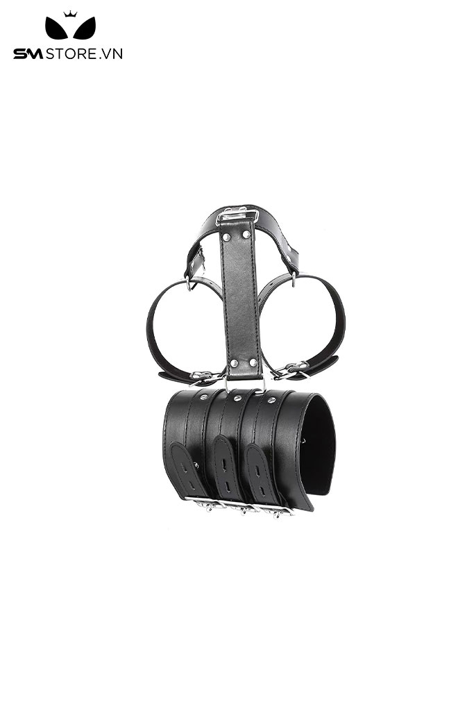 SMT1484 - Bộ cố định tư thế khóa tay da PU màu đen dài 61cm