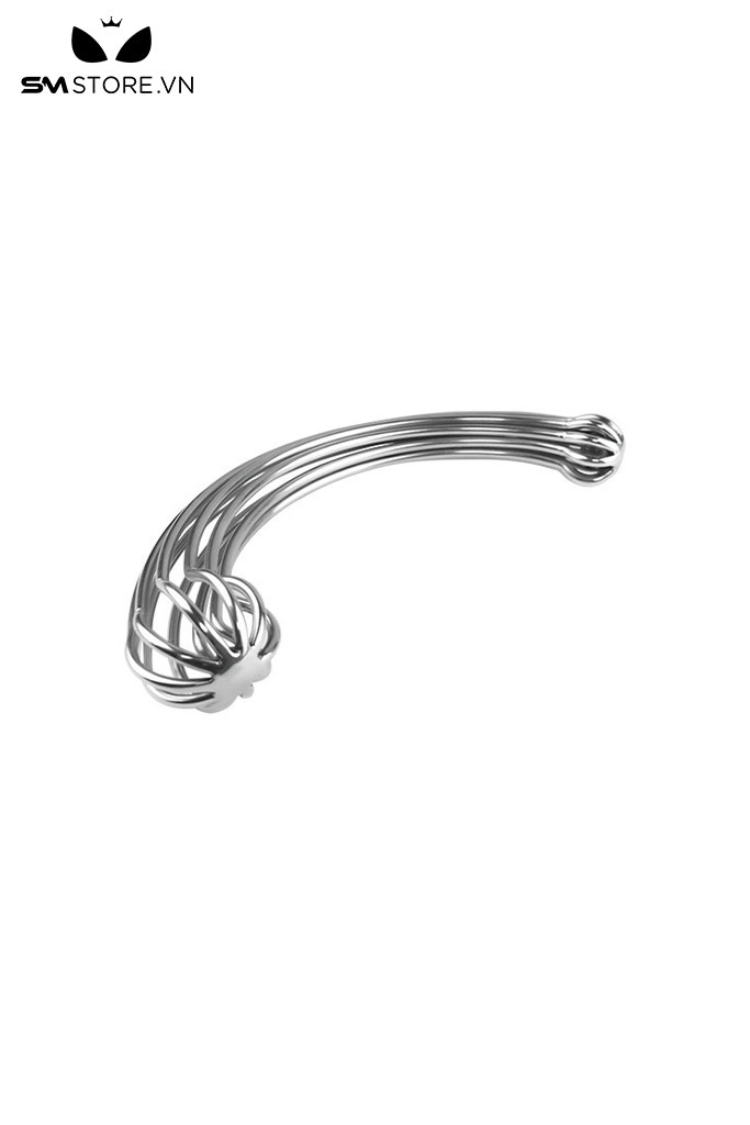 SMT4287 - Anal hook dụng cụ kích điểm G inox thiết kế chữ C rỗng