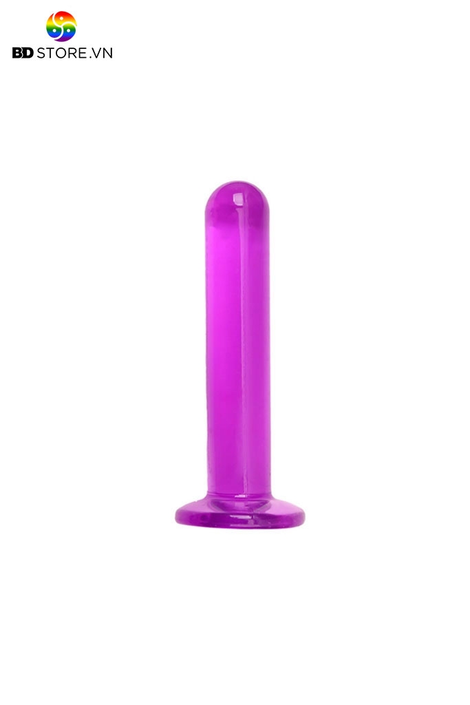 BDT2423 - Dương vật giả silicon bề mặt trơn có thể bẻ cong kèm 3 size