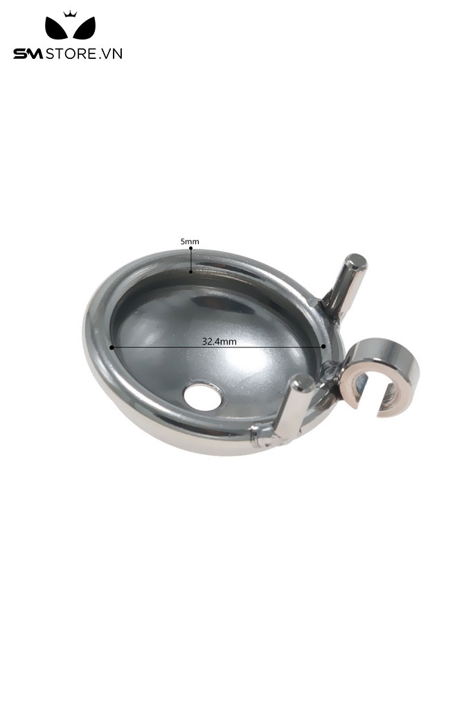 SMT880 - Khóa dương vật inox không gỉ dạng lồng kín có 3 size