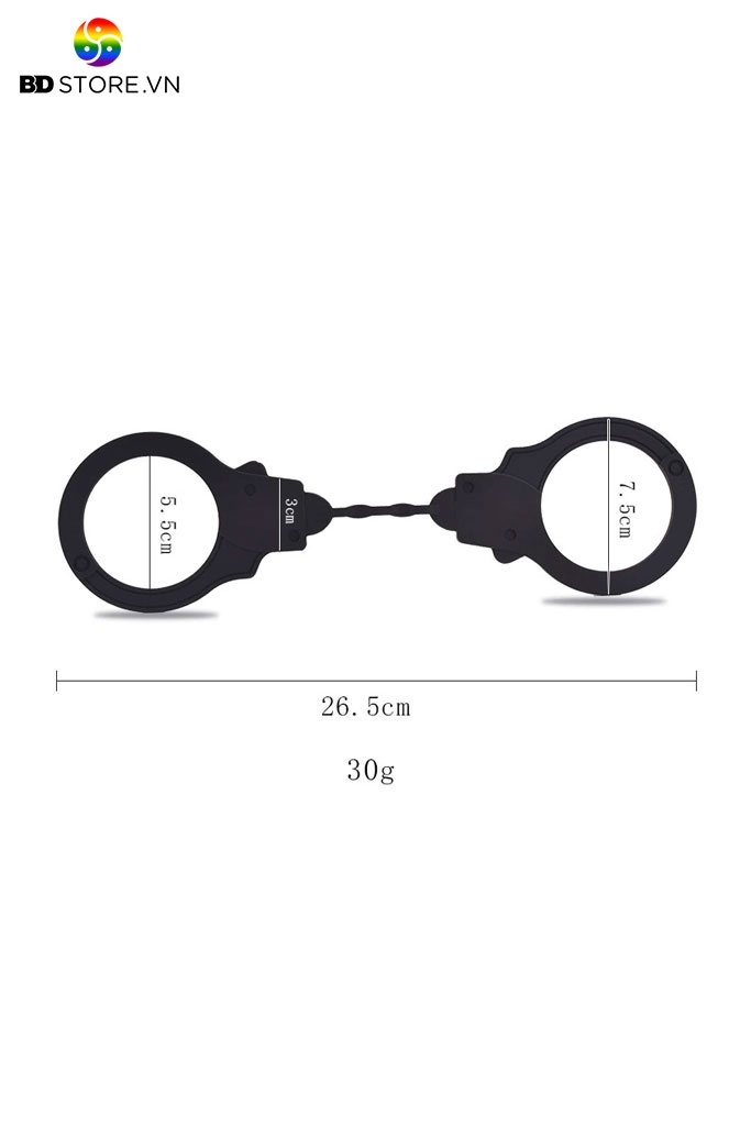 BDT066 - Còng tay tình yêu silicon mềm có độ co giãn cao dài 26.5cm