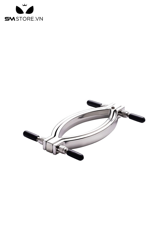 SMT261 - Kẹp mép âm hộ chất liệu kẽm dài 7.2cm màu trắng