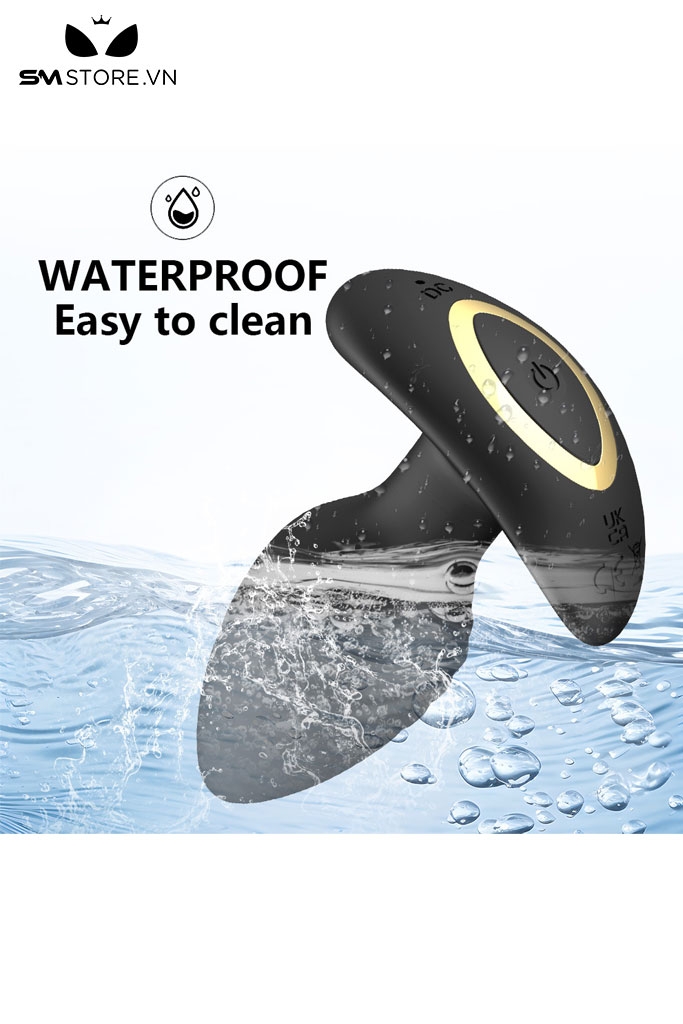 SMT1026 - Butt plug đế thuyền rung ngoáy 360 độ điều khiển từ xa