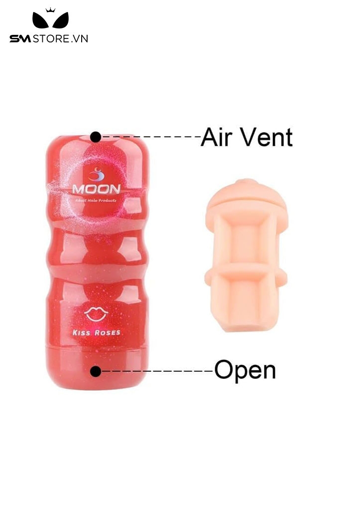 SMT584 - Cốc thủ dâm âm đạo, hậu môn, miệng dài 15cm