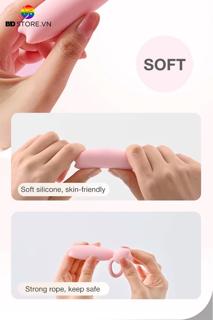 BDT1663 - Trứng rung 2 đầu điều khiển qua APP có 10 chế độ