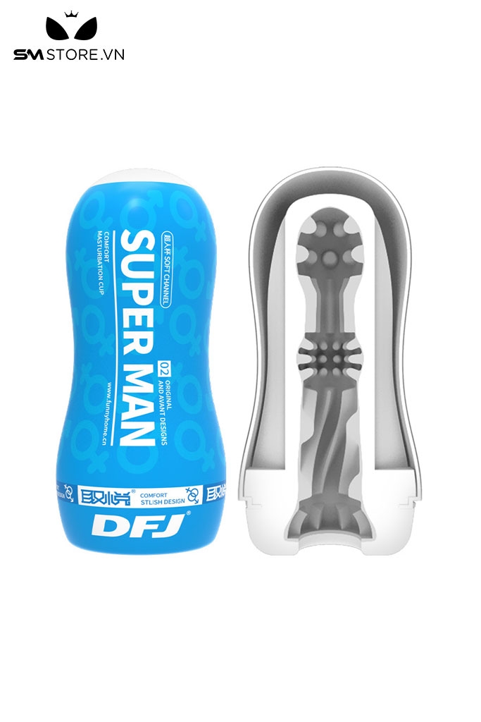 SMT1955 - Cốc thủ dâm big man có nhiều hạt nổi silicon dài 18cm