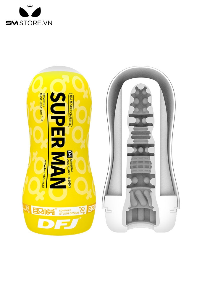 SMT1955 - Cốc thủ dâm big man có nhiều hạt nổi silicon dài 18cm