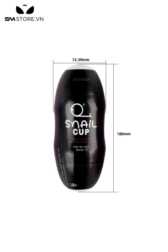 SMT4469 - Cốc thủ dâm snail cup 2 đầu âm đạo miệng và hậu môn