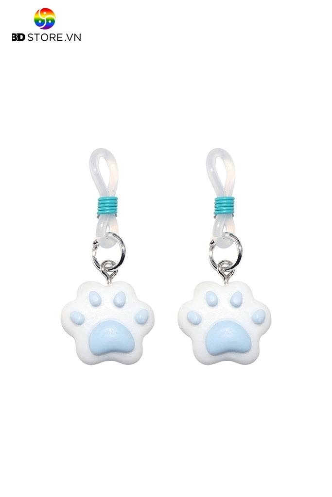 BDT392 - Kẹp núm vú dạng thít bằng nhựa hình chân mèo dài 5cm