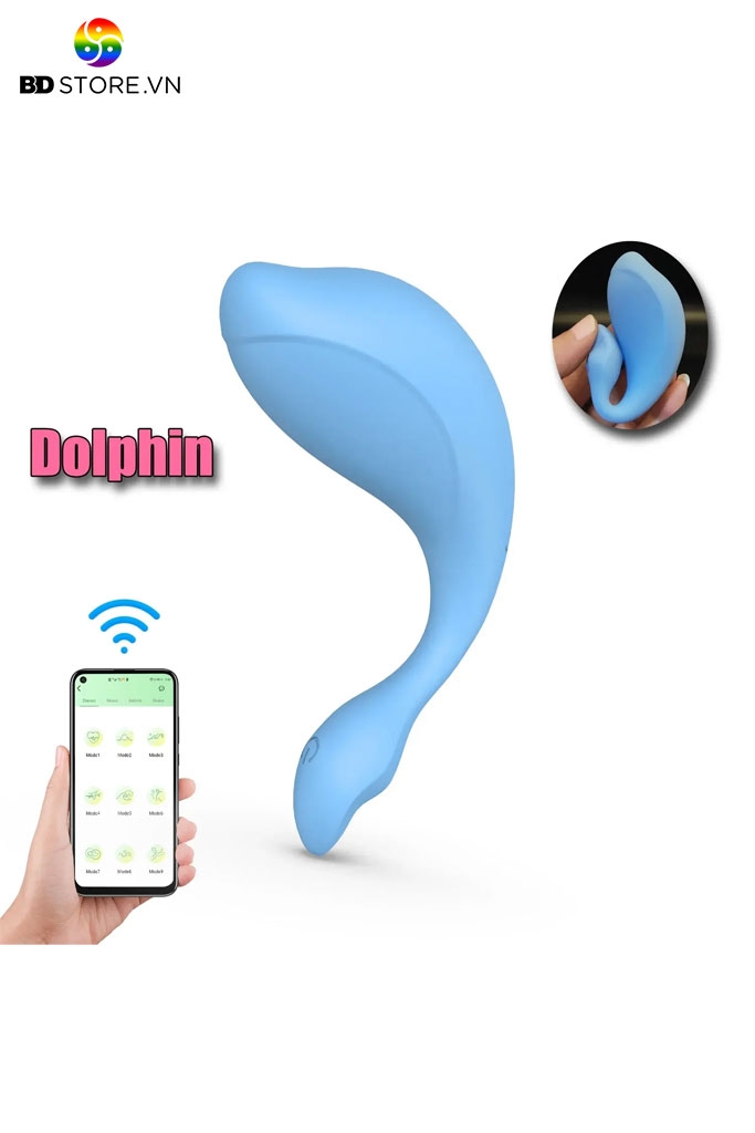 BDT1045 - Trứng rung cá voi sạc điện điều khiển qua APP chống nước