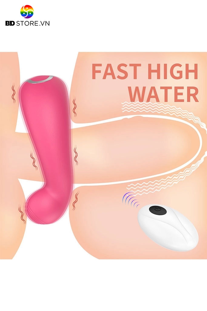 BDT1207 - Vòng rung dương vật kích thích âm vật và điểm G điều khiển xa